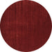 Round Machine Washable Abstract Brown Contemporary Rug, wshcon2948brn