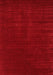 Abstract Red Contemporary Area Rugs