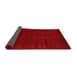 Abstract Red Contemporary Area Rugs