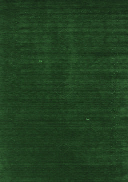 Abstract Emerald Green Contemporary Rug, con2948emgrn