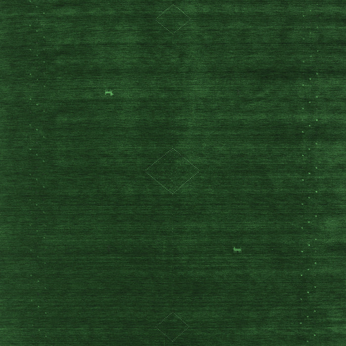 Abstract Emerald Green Contemporary Rug, con2948emgrn