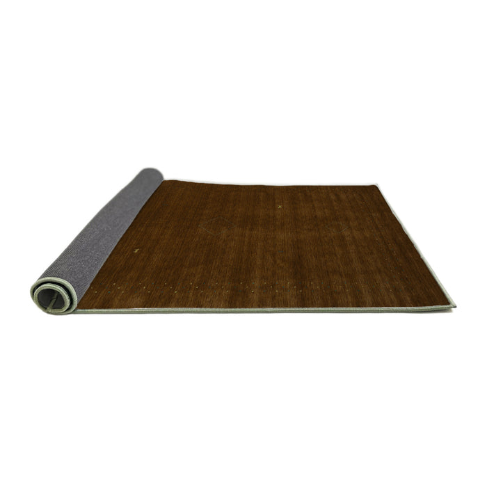 Sideview of Abstract Turquoise Contemporary Rug, con2948turq