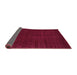 Sideview of Abstract Purple Contemporary Rug, con2948pur