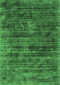 Abstract Emerald Green Contemporary Rug, con2949emgrn