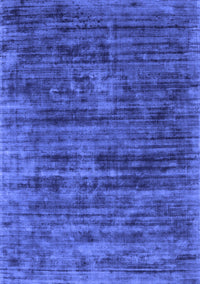 Abstract Blue Contemporary Rug, con2949blu