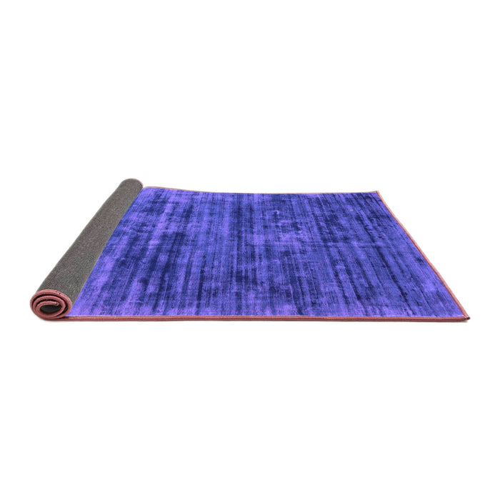 Sideview of Abstract Purple Contemporary Rug, con2949pur