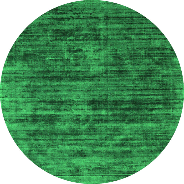 Square Abstract Green Contemporary Rug, con2949grn