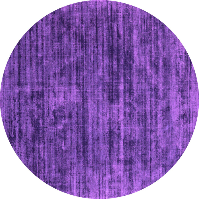 Round Abstract Pink Contemporary Rug, con2949pnk