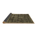 Sideview of Abstract Brown Contemporary Rug, con2949brn