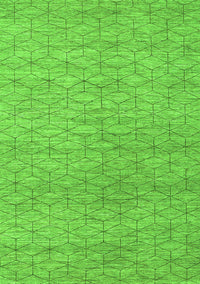 Abstract Green Contemporary Rug, con294grn