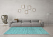 Machine Washable Abstract Light Blue Contemporary Rug in a Living Room, wshcon294lblu