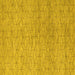 Square Abstract Yellow Contemporary Rug, con294yw