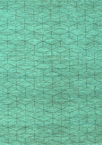 Abstract Turquoise Contemporary Rug, con294turq