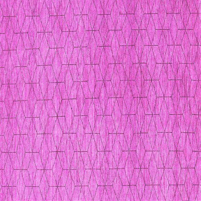 Square Machine Washable Abstract Pink Contemporary Rug, wshcon294pnk