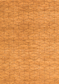 Abstract Orange Contemporary Rug, con294org