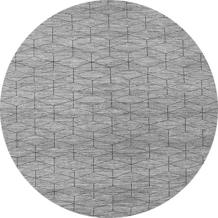 Machine Washable Abstract Gray Contemporary Rug, wshcon294gry