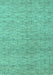 Machine Washable Abstract Turquoise Contemporary Area Rugs, wshcon294turq