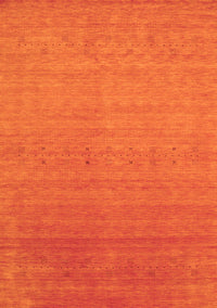 Abstract Orange Contemporary Rug, con2950org