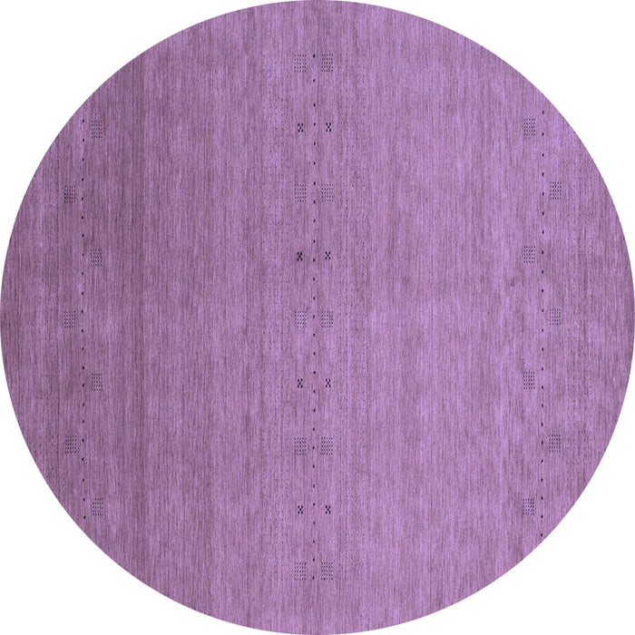 Round Machine Washable Abstract Blue Contemporary Rug, wshcon2950blu