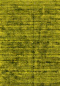 Abstract Yellow Contemporary Rug, con2951yw