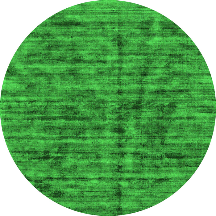 Machine Washable Abstract Green Contemporary Area Rugs, wshcon2951grn