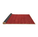 Sideview of Abstract Brown Contemporary Rug, con2952brn