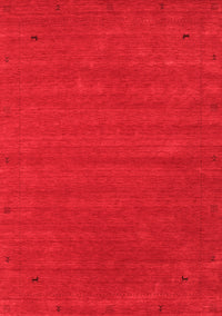 Abstract Red Contemporary Rug, con2952red