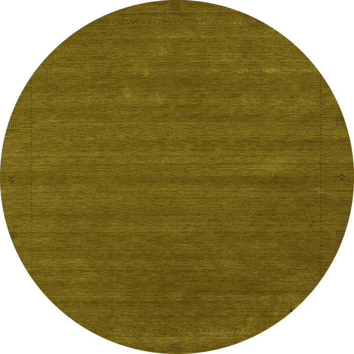 Square Abstract Green Contemporary Rug, con2952grn