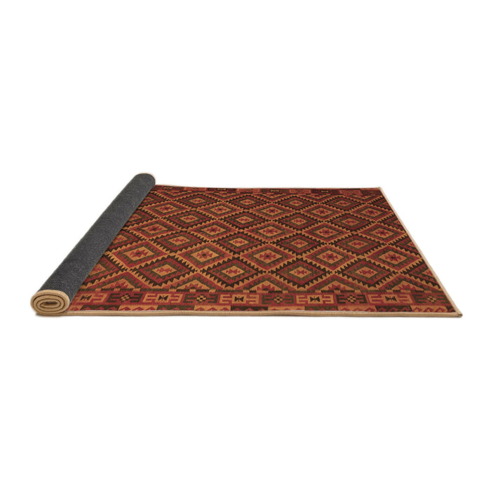 Sideview of Oriental Brown Traditional Rug, con2953brn