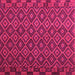 Square Machine Washable Oriental Pink Traditional Rug, wshcon2953pnk