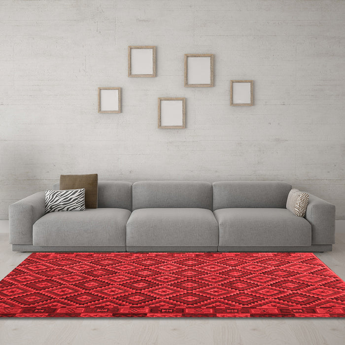 Traditional Red Washable Rugs