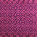 Square Machine Washable Oriental Purple Traditional Area Rugs, wshcon2953pur