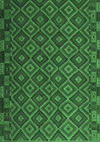 Oriental Emerald Green Traditional Rug, con2953emgrn