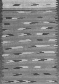 Abstract Gray Contemporary Rug, con2954gry