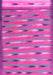 Machine Washable Abstract Pink Contemporary Rug, wshcon2954pnk