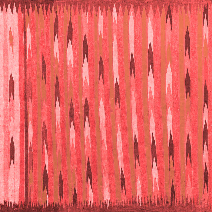 Abstract Red Contemporary Rug, con2954red