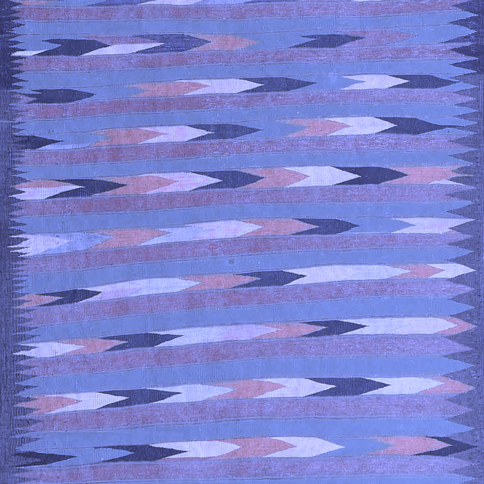 Machine Washable Abstract Blue Contemporary Rug, wshcon2954blu