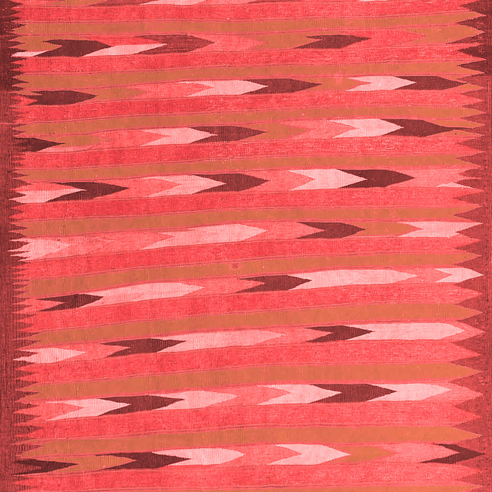 Abstract Red Contemporary Area Rugs