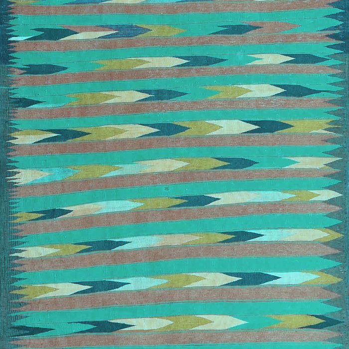 Abstract Light Blue Contemporary Rug, con2954lblu