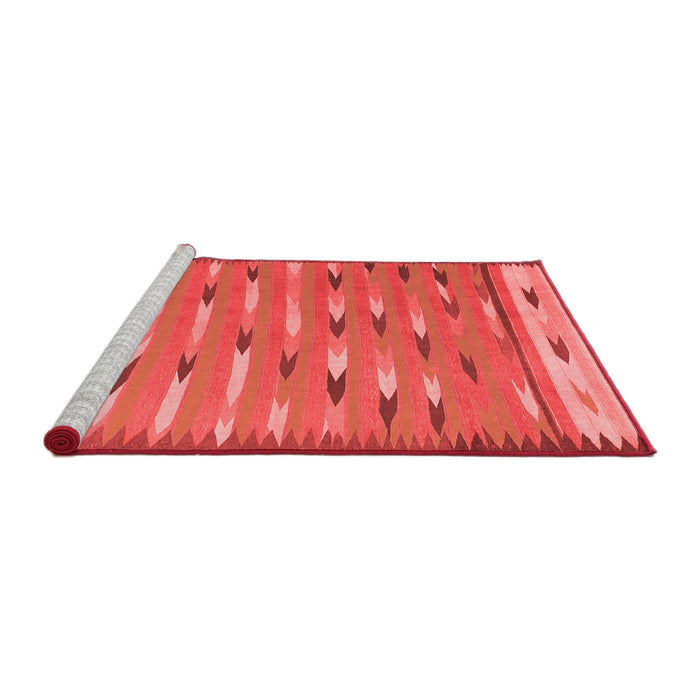Contemporary Red Washable Rugs