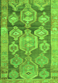 Oriental Green Traditional Rug, con2955grn