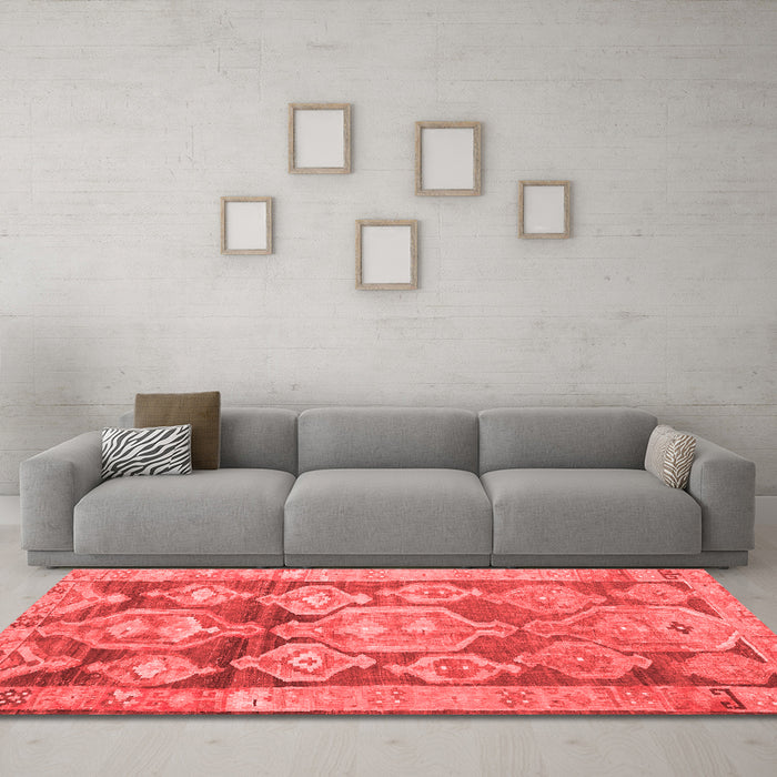 Traditional Red Washable Rugs