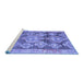 Sideview of Machine Washable Oriental Blue Traditional Rug, wshcon2955blu