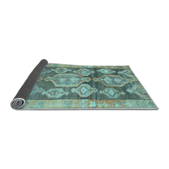 Sideview of Oriental Light Blue Traditional Rug, con2955lblu