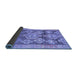 Sideview of Oriental Blue Traditional Rug, con2955blu