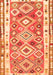 Serging Thickness of Machine Washable Oriental Orange Traditional Area Rugs, wshcon2956org