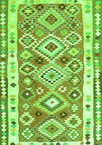 Oriental Green Traditional Rug, con2956grn