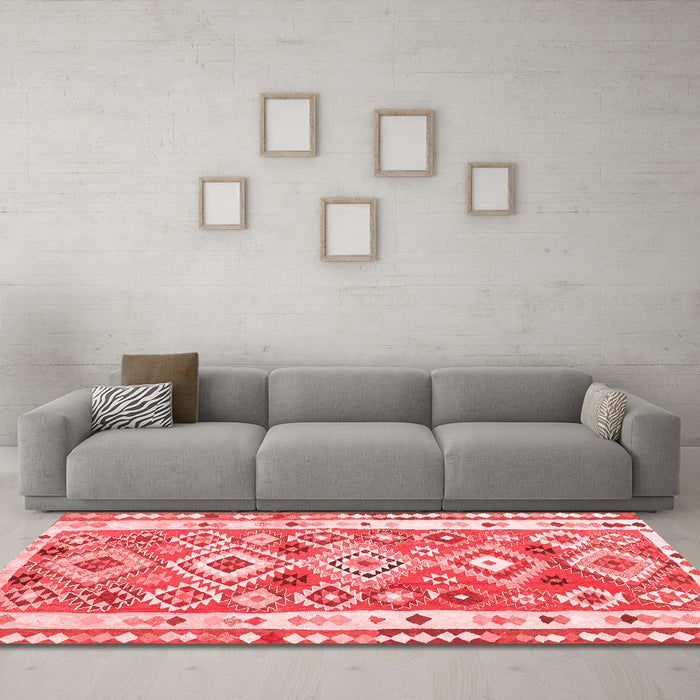 Traditional Red Washable Rugs