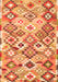 Serging Thickness of Machine Washable Southwestern Orange Country Area Rugs, wshcon2957org