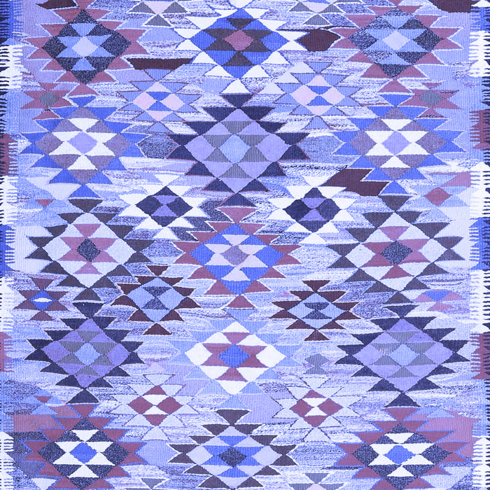 Southwestern Blue Country Rug, con2957blu